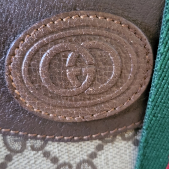 GUCCI GG Canvas Web Sherry Line Tote Bag.. Authentic!! - Picture 6 of 11